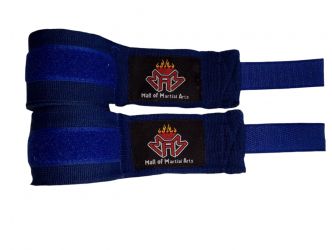 Nylon Boxing Hand Wraps 65% polyester 35% cotton high quality single color with 1” Velcro closer.